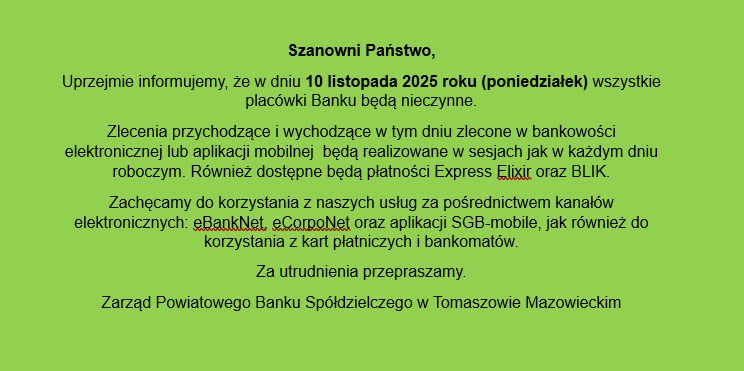 Informacja  o placówkach