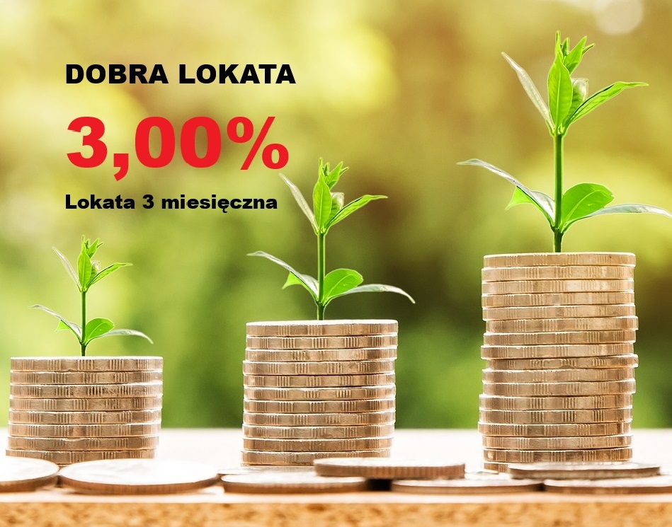 Pięć roslinek na stogach monet.